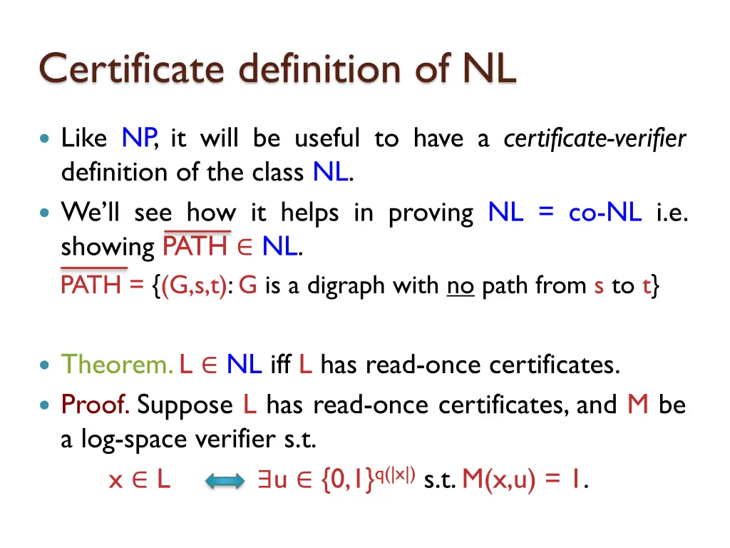 certificate definition of nl 11