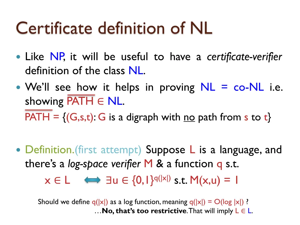 certificate definition of nl 2