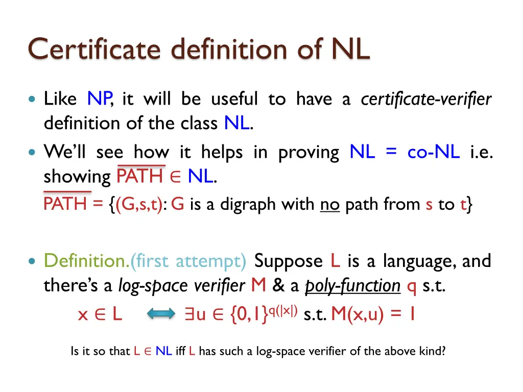 certificate definition of nl 3