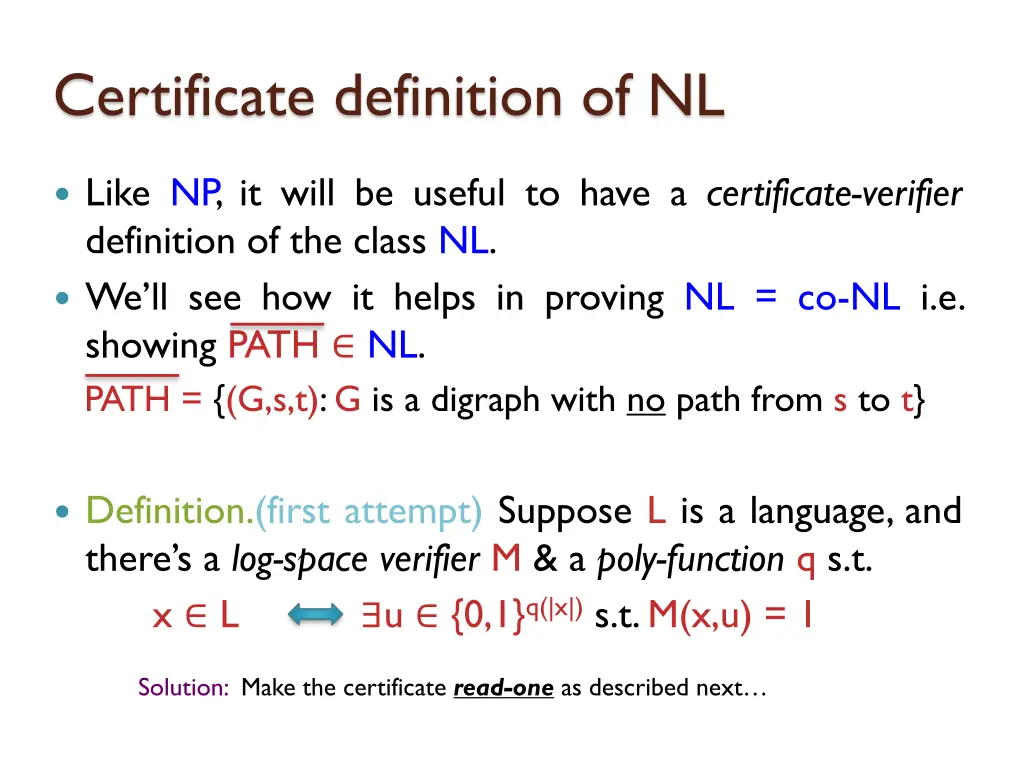certificate definition of nl 5
