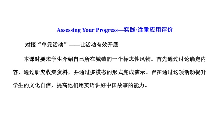 assessing your progress