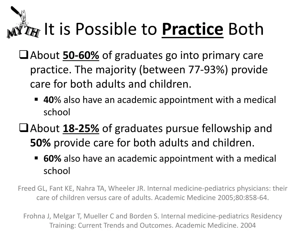it is possible to practice both