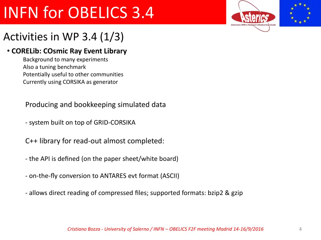 infn for obelics 3 4