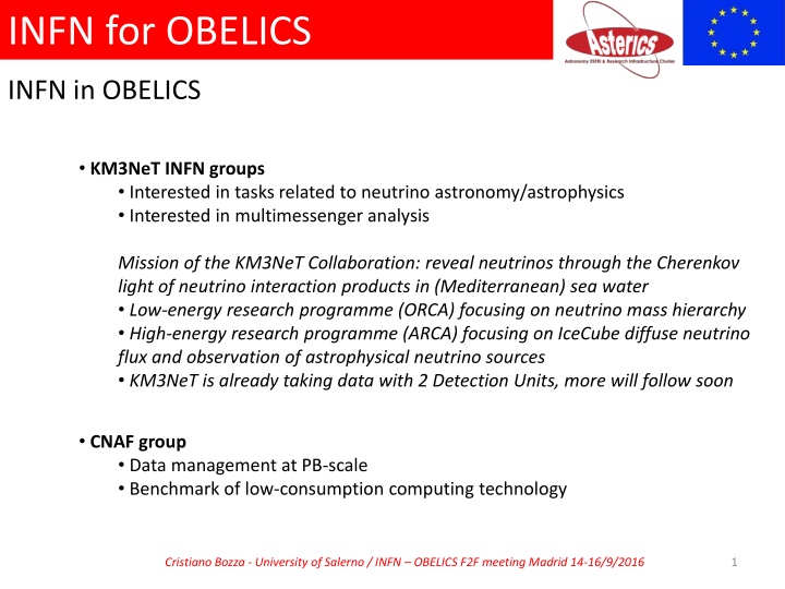 infn for obelics