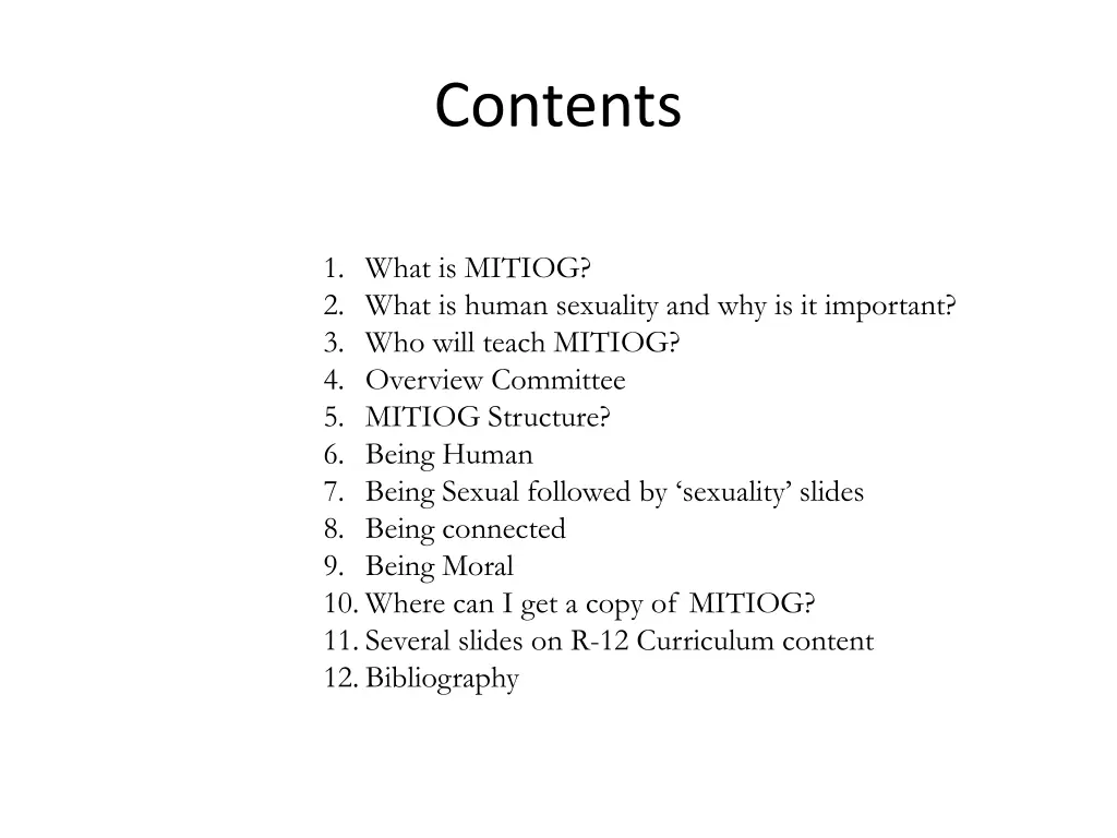 contents