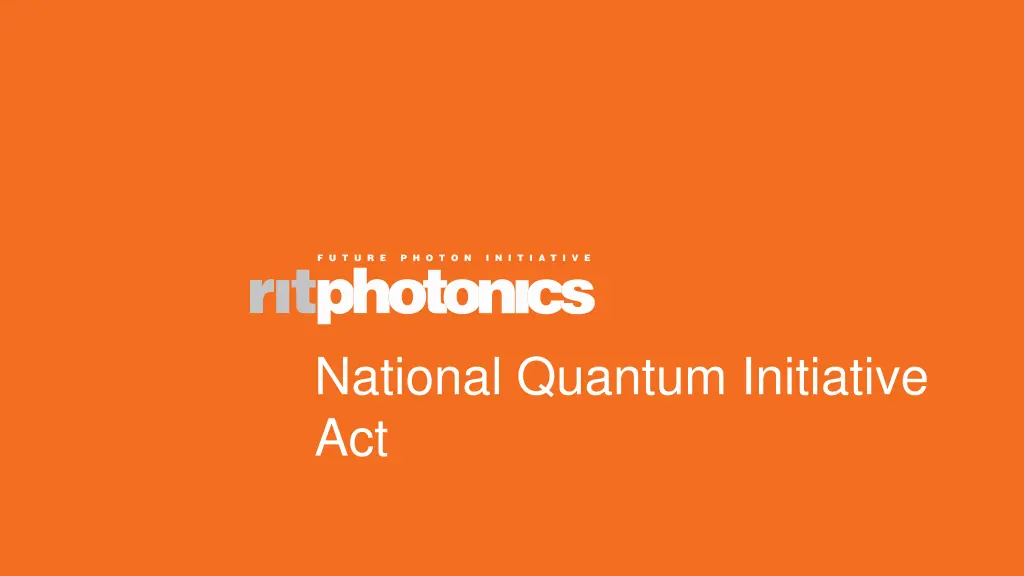 national quantum initiative act