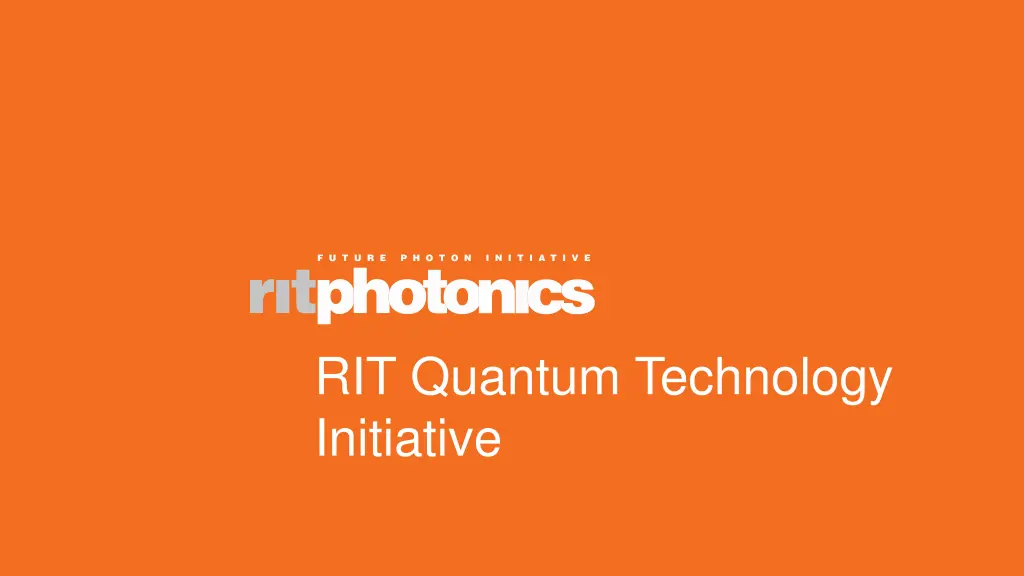 rit quantum technology initiative