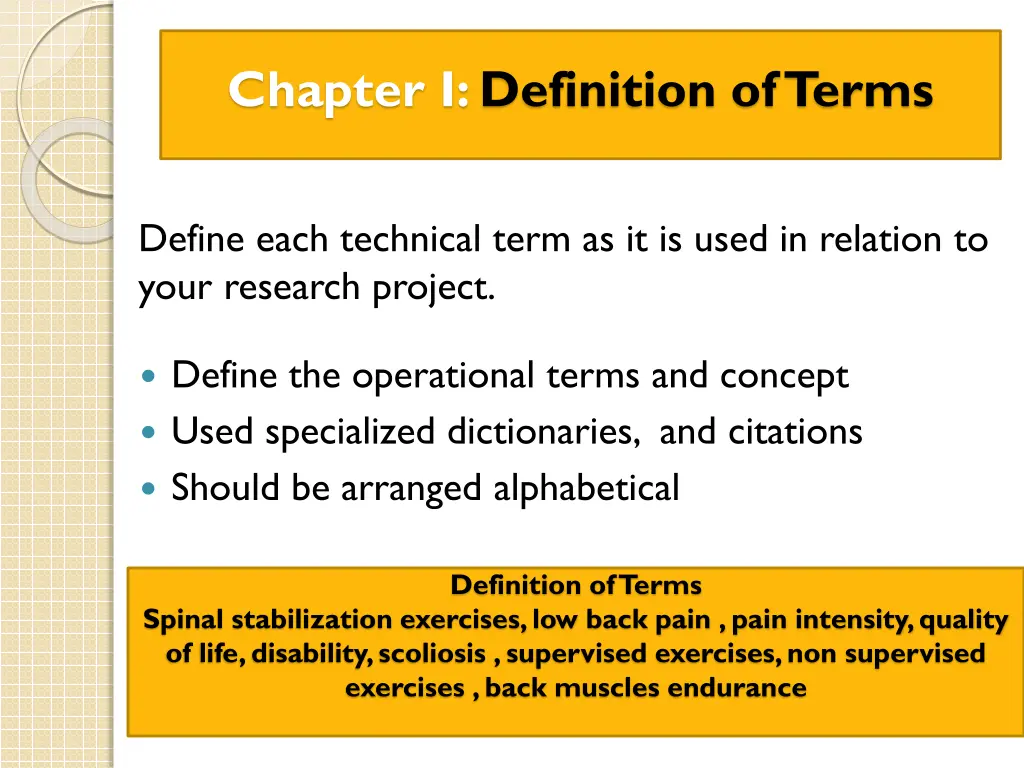 chapter i definition of terms