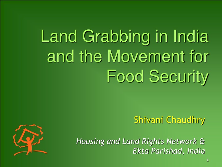 land grabbing in india and the movement for food