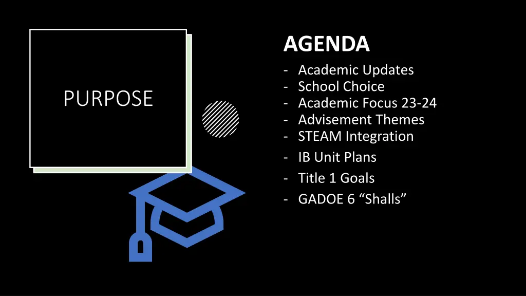 agenda academic updates school choice academic