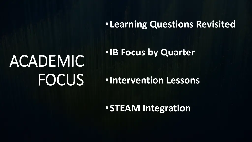 learning questions revisited