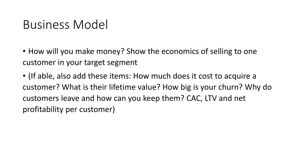 business model