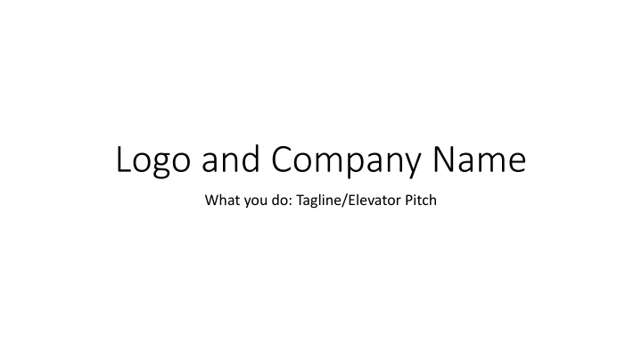 logo and company name