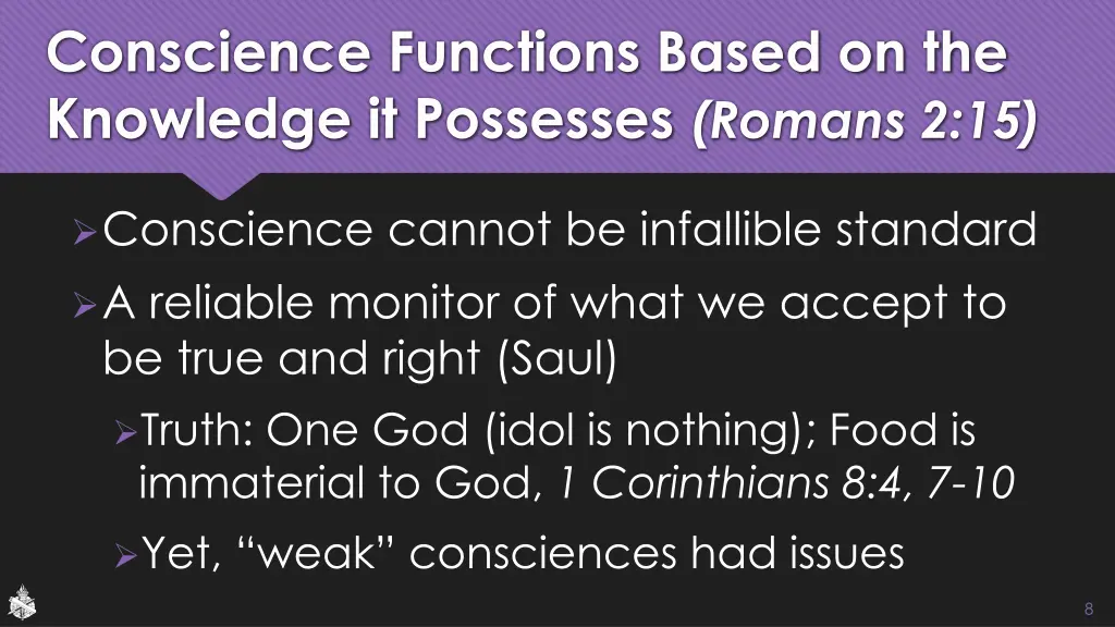 conscience functions based on the knowledge 1
