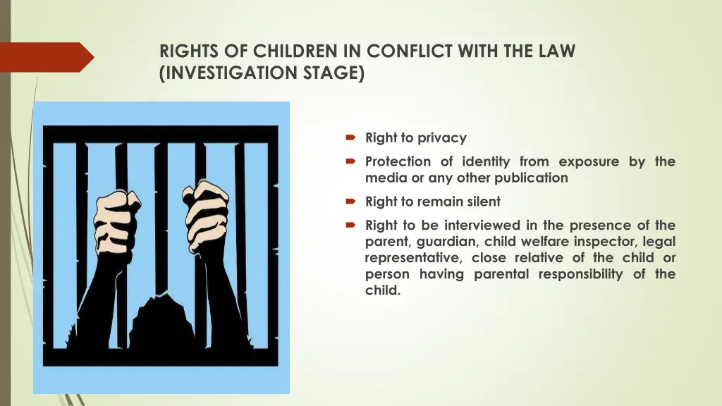 rights of children in conflict with