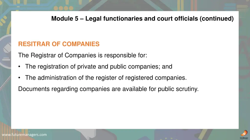module 5 legal functionaries and court officials 4
