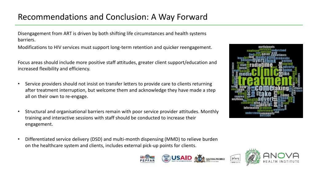 recommendations and conclusion a way forward