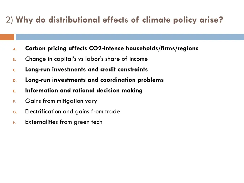 2 why do distributional effects of climate policy