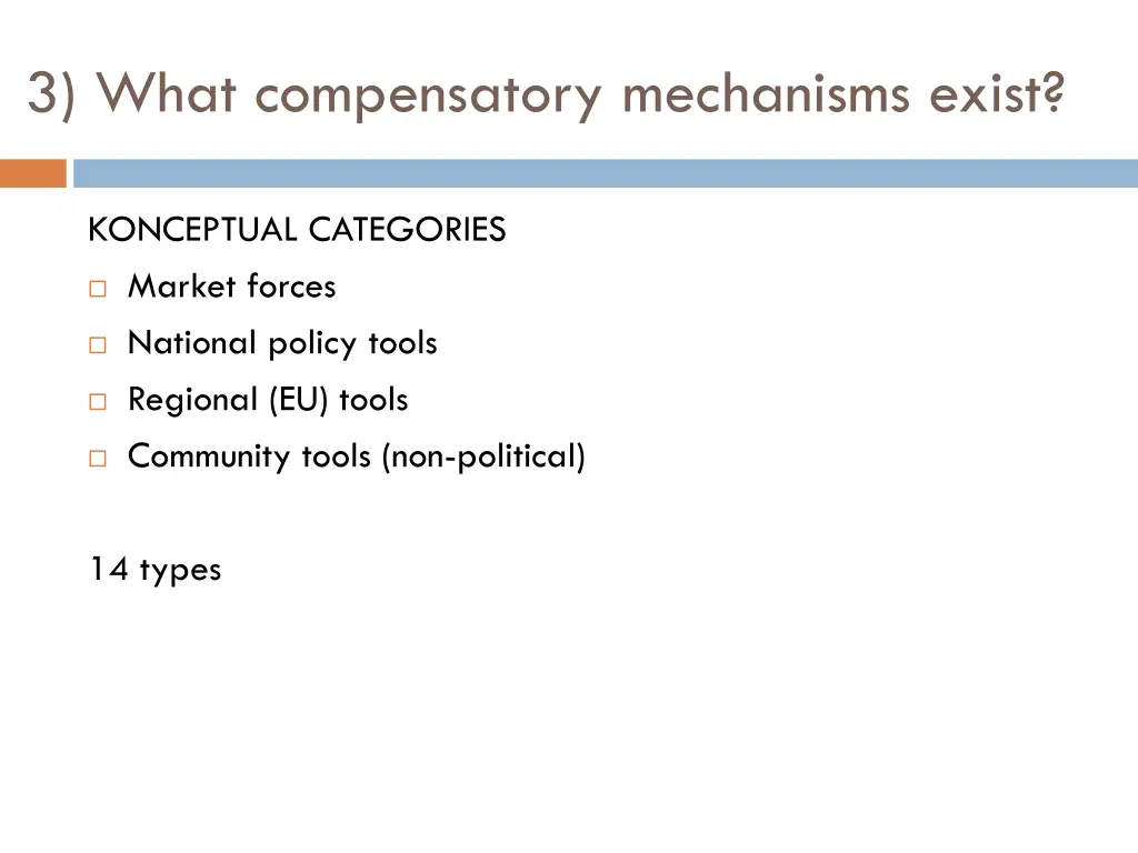 3 what compensatory mechanisms exist