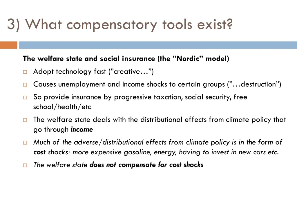 3 what compensatory tools exist