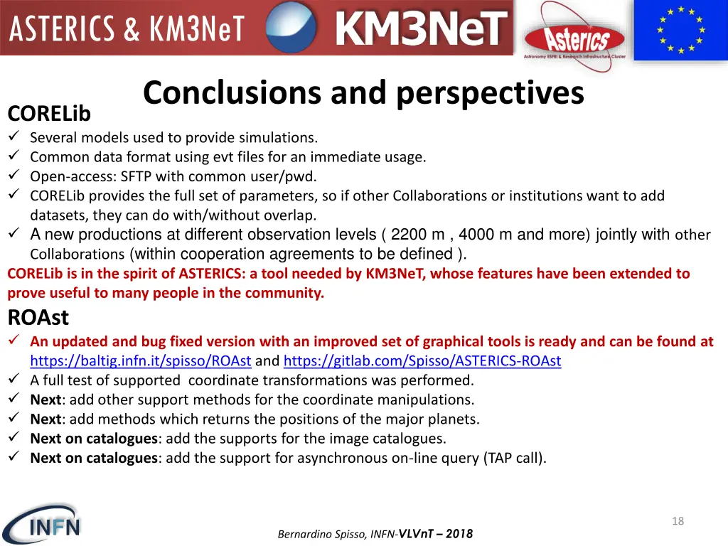 asterics km3net 17