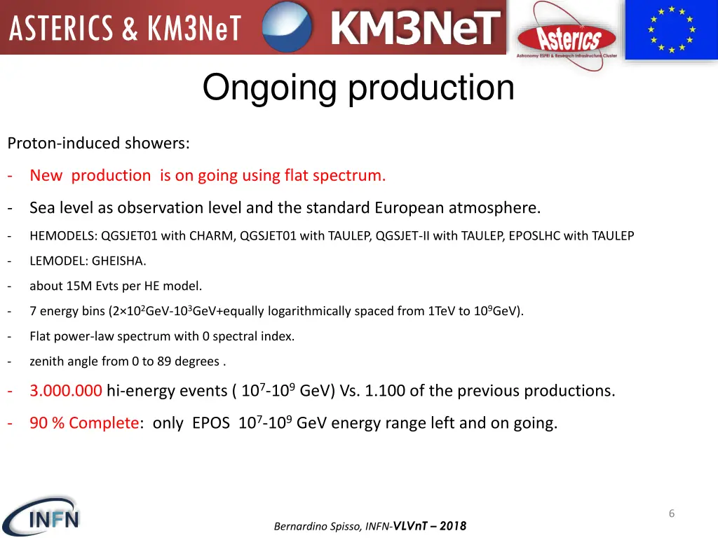 asterics km3net 5