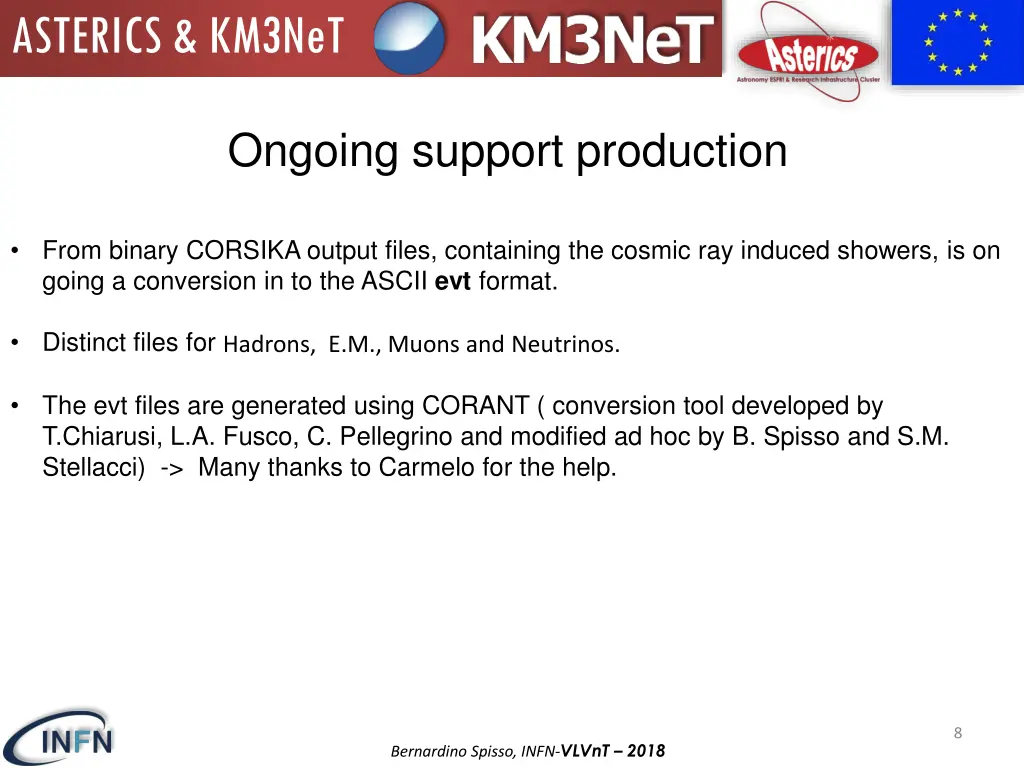 asterics km3net 7