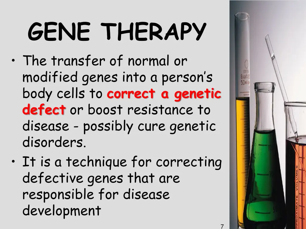gene therapy the transfer of normal or modified