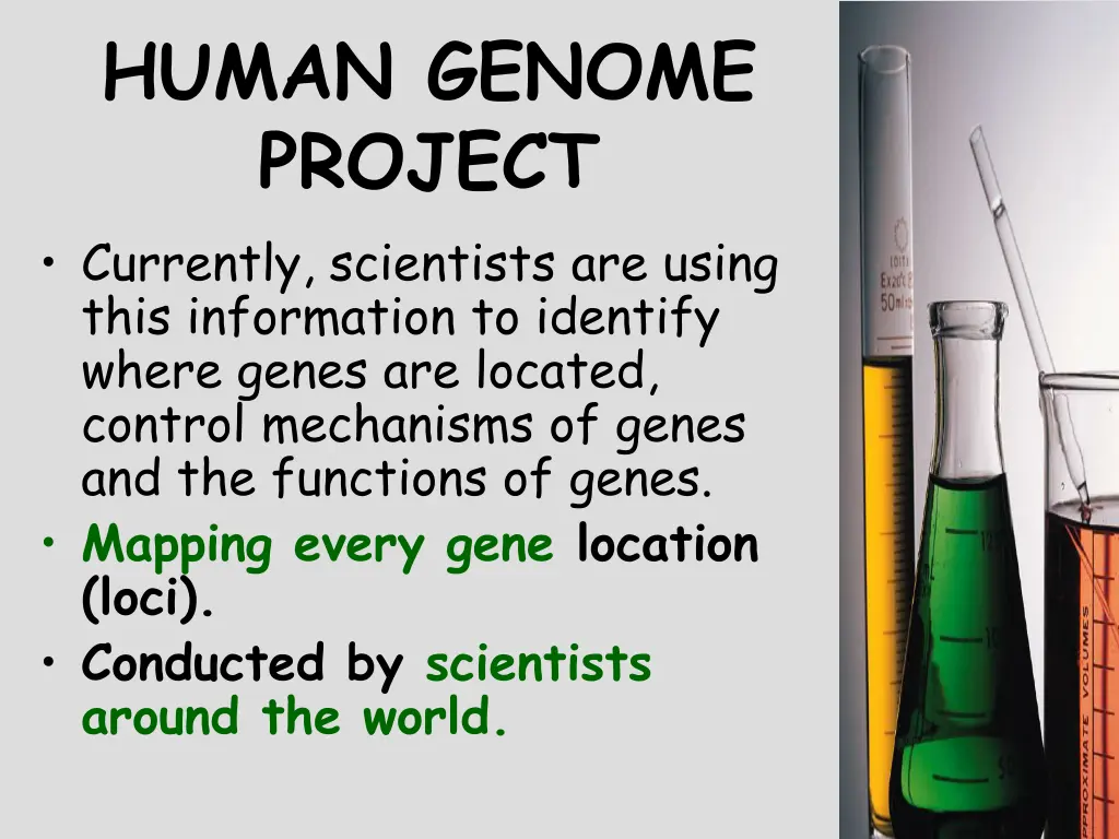 human genome project currently scientists