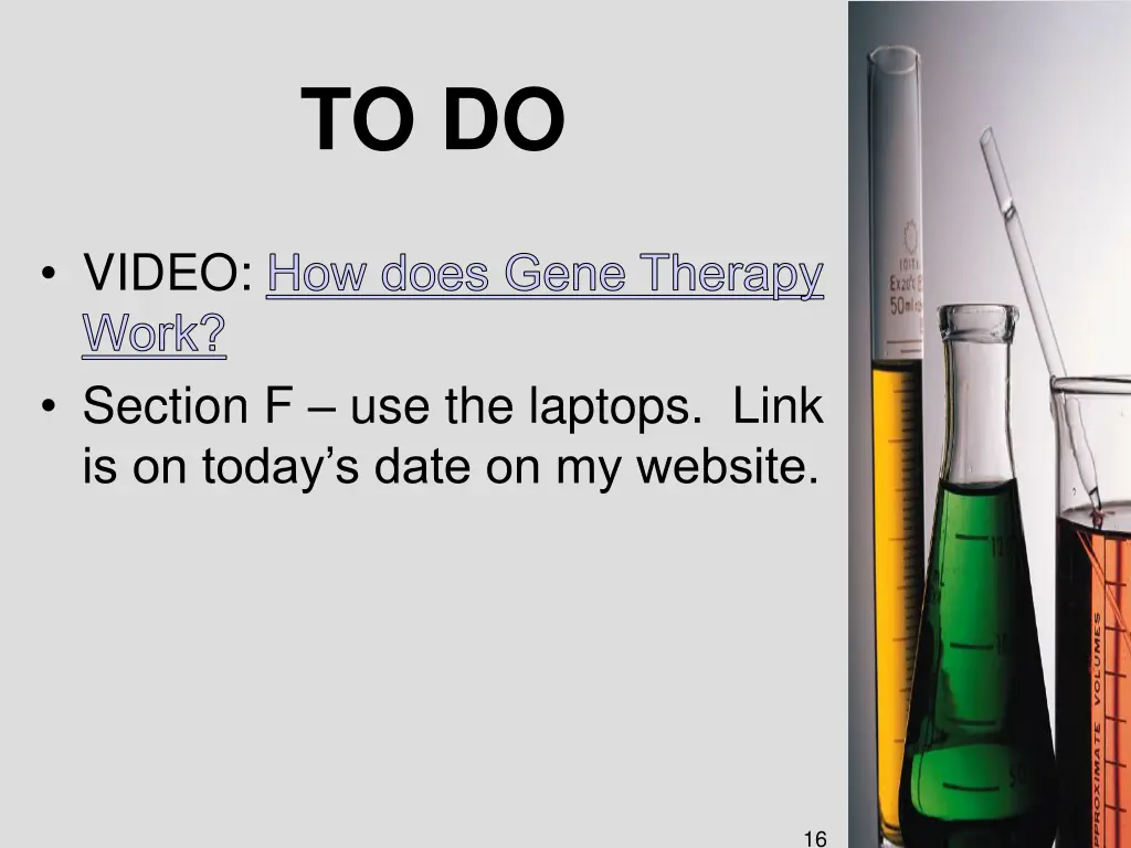 to do 1