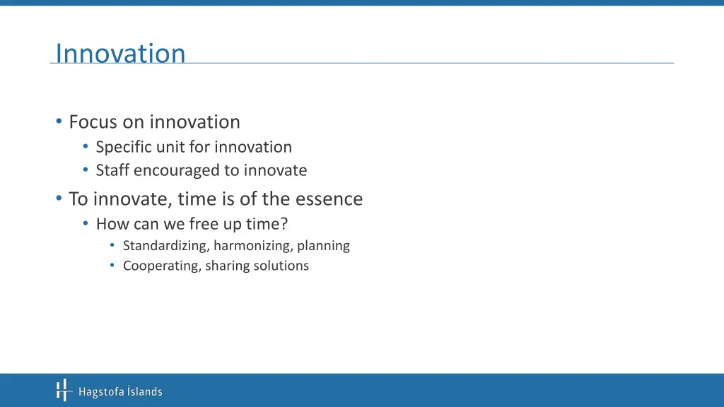 innovation