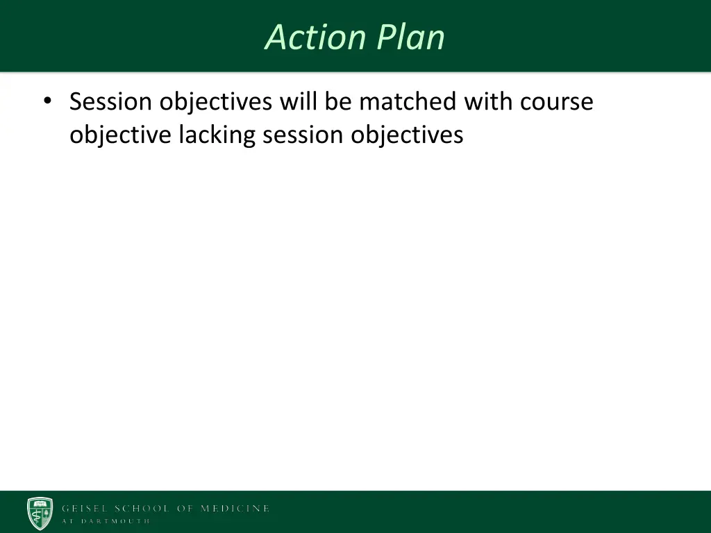action plan 1