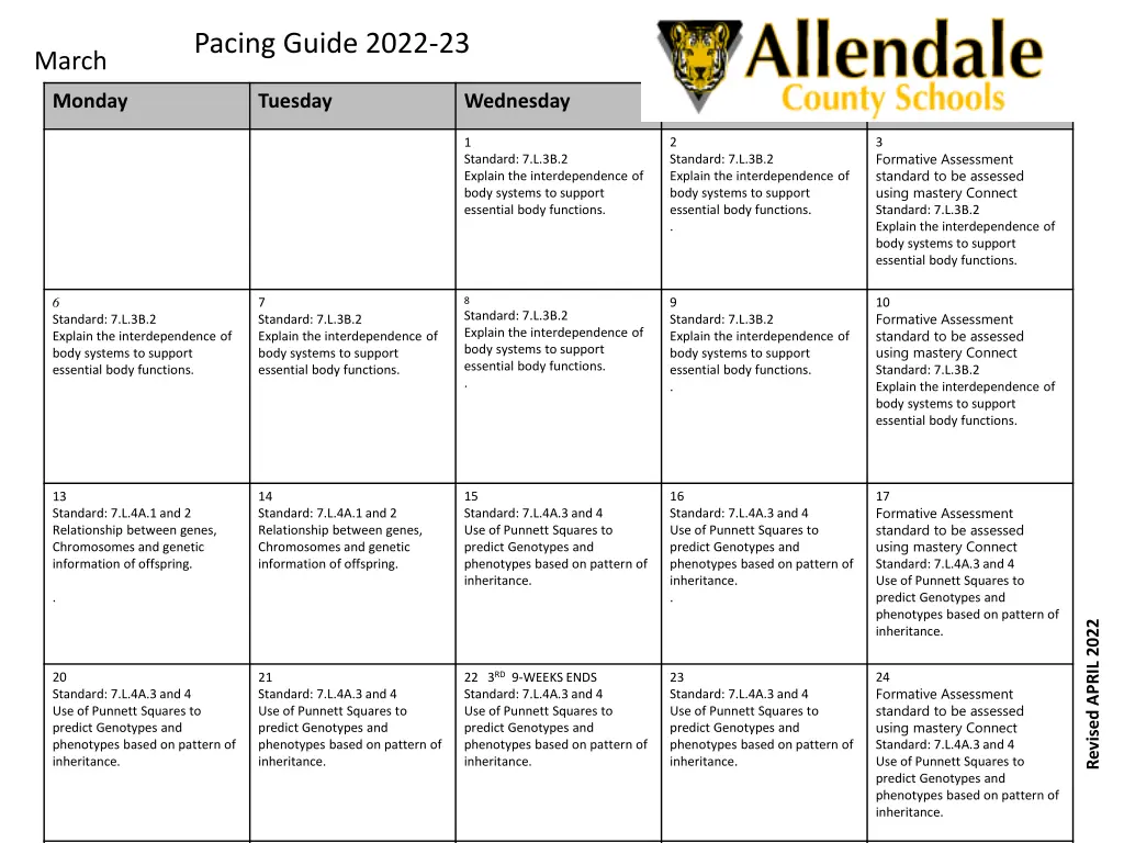pacing guide 2022 23