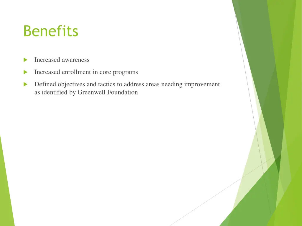 benefits