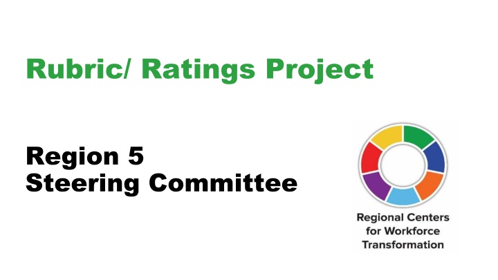 rubric ratings project