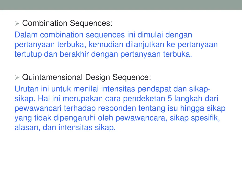 combination sequences dalam combination sequences