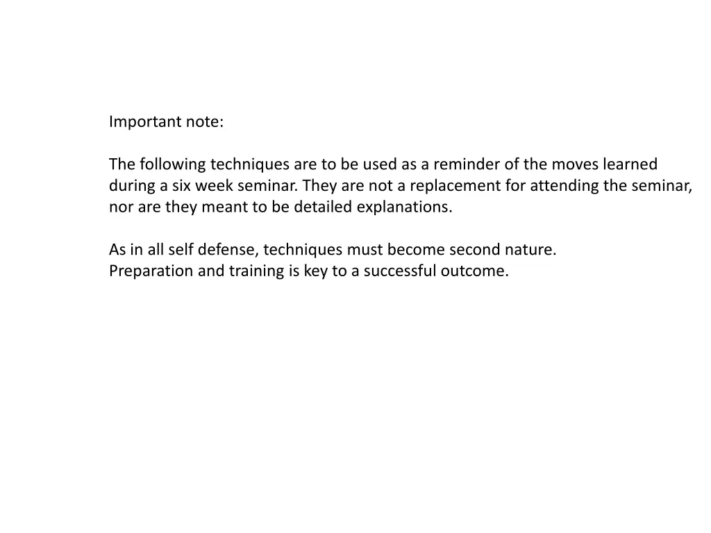 important note