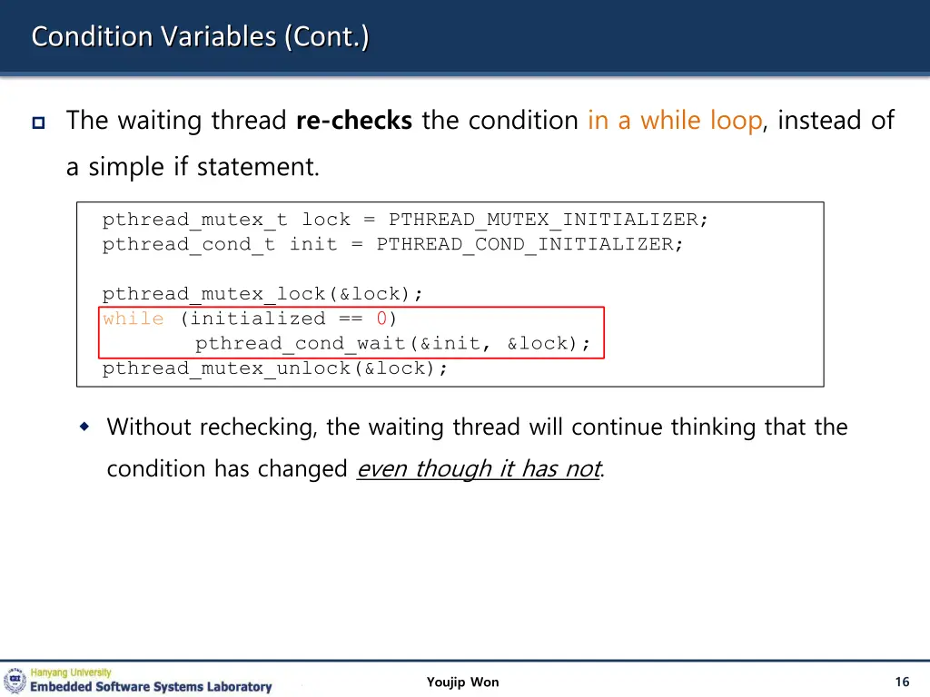 condition variables cont 1
