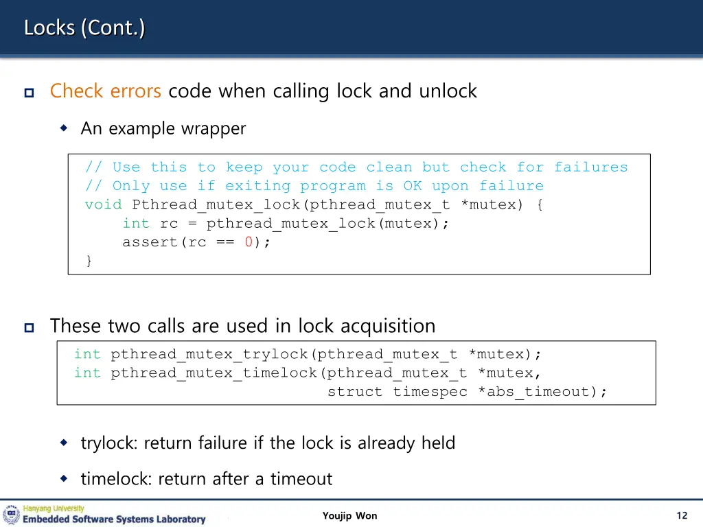 locks cont 1