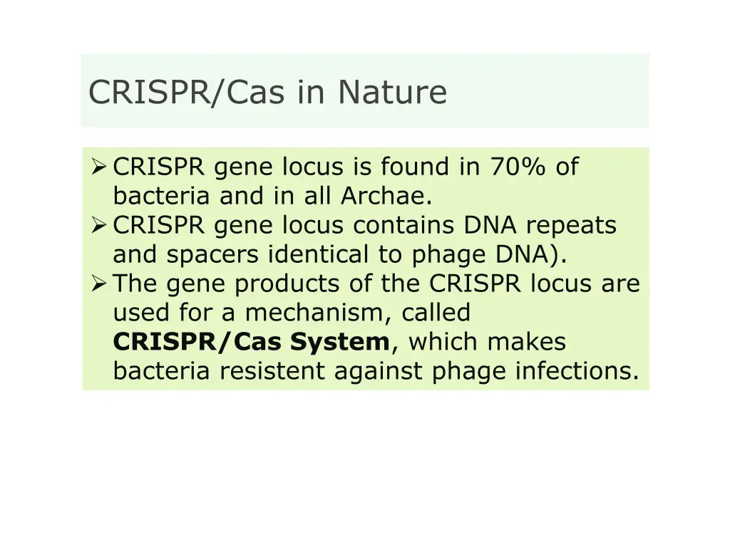 crispr cas in nature