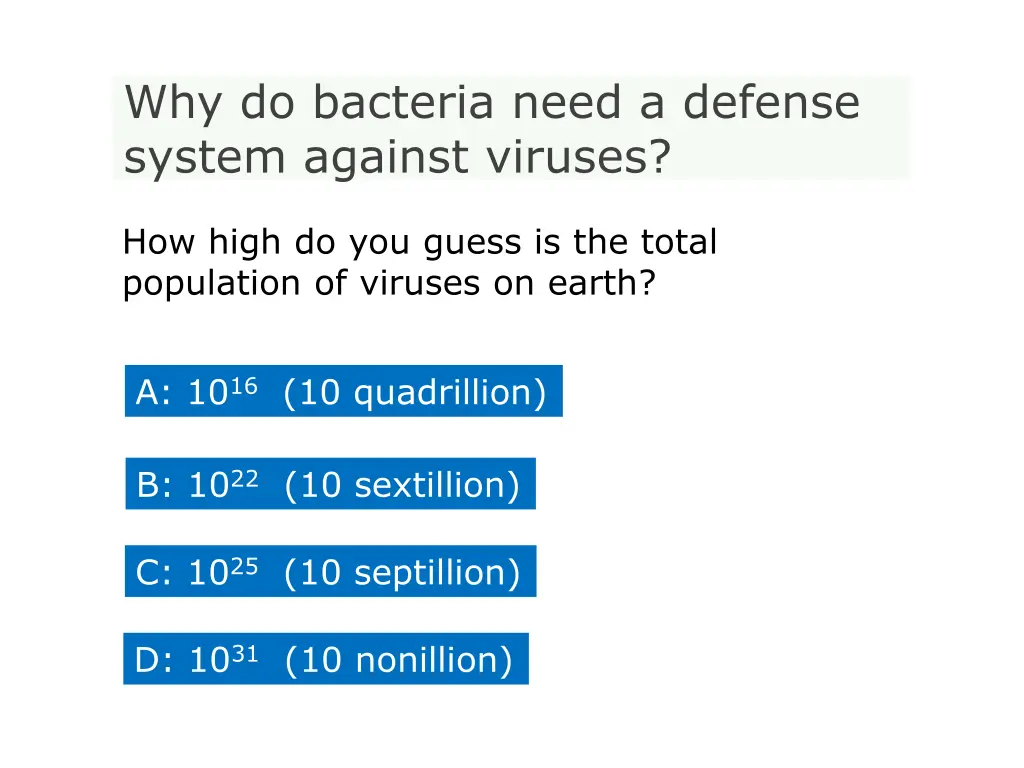 why do bacteria need a defense system against