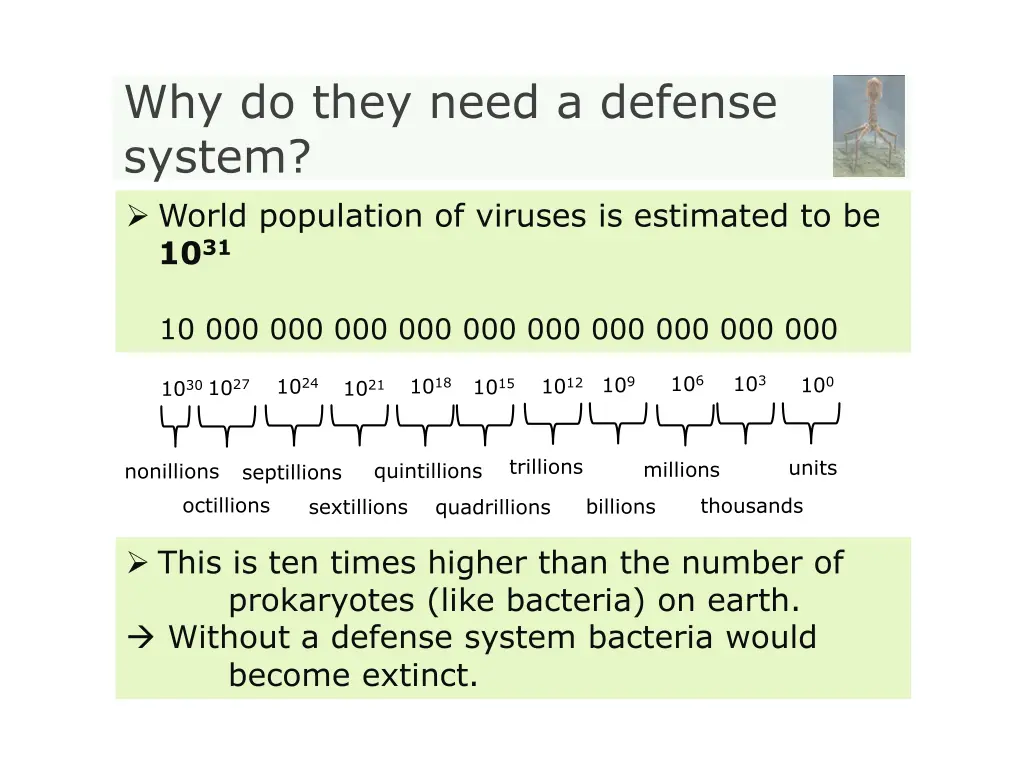 why do they need a defense system