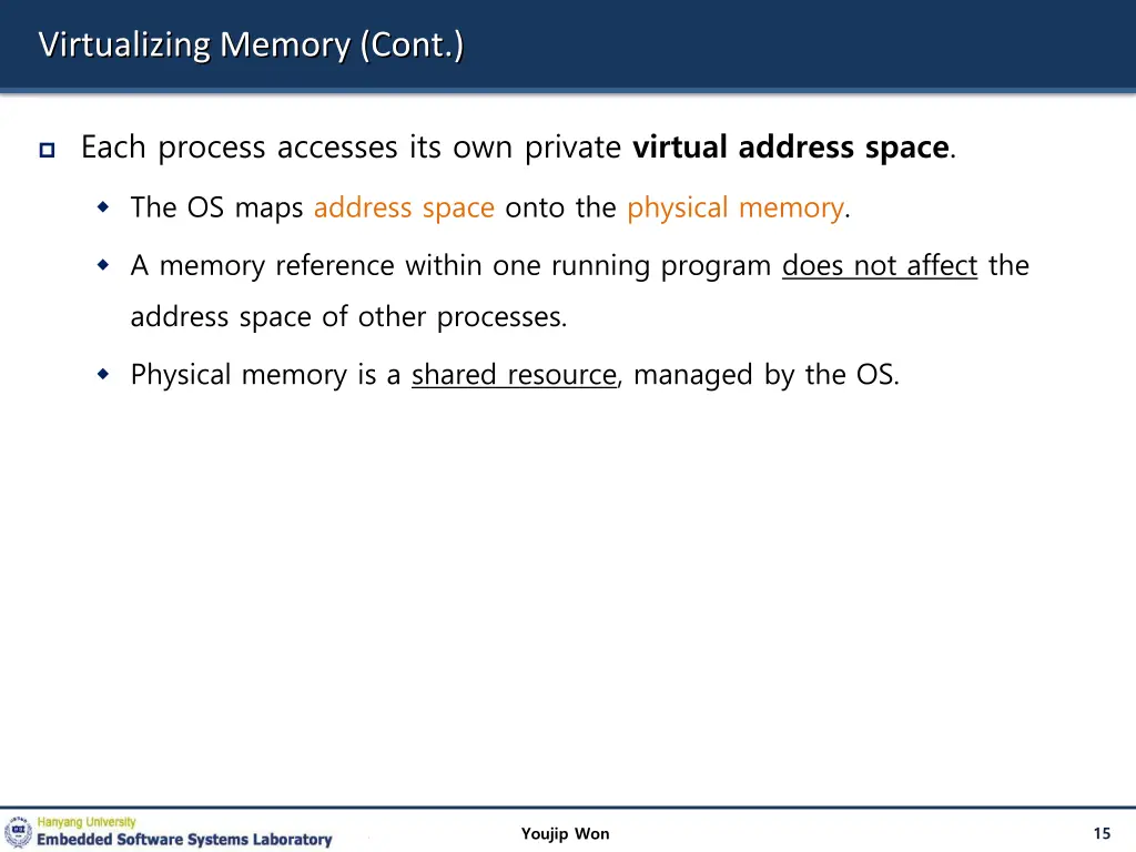 virtualizing memory cont 3