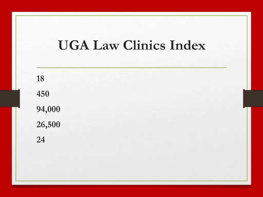 uga law clinics index
