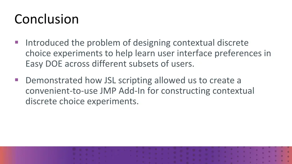 conclusion 1