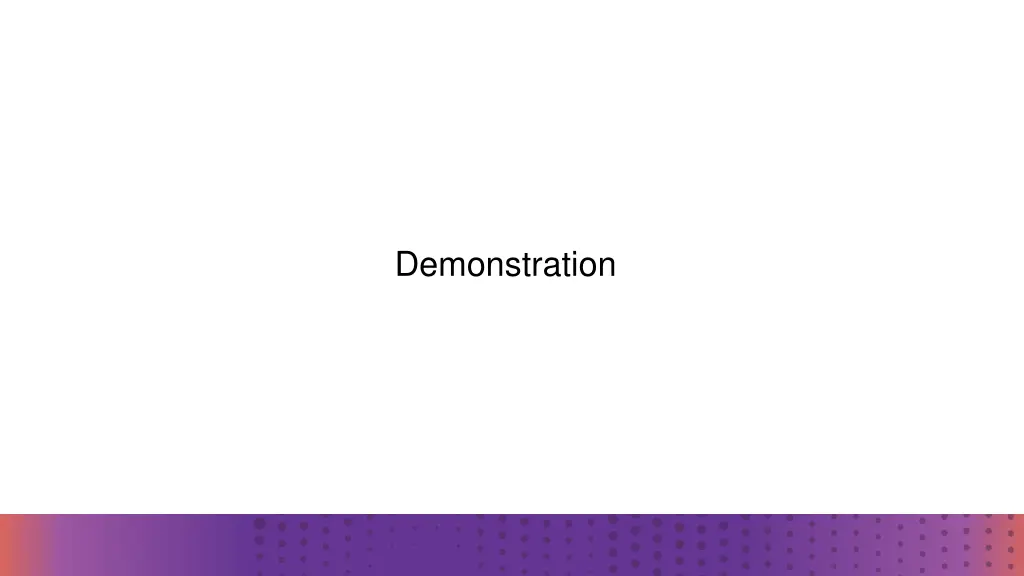 demonstration