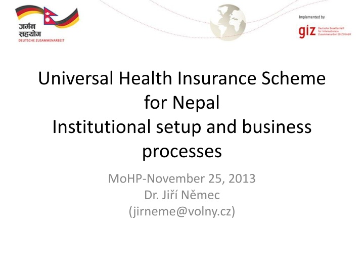 universal health insurance scheme for nepal