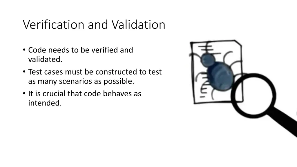verification and validation