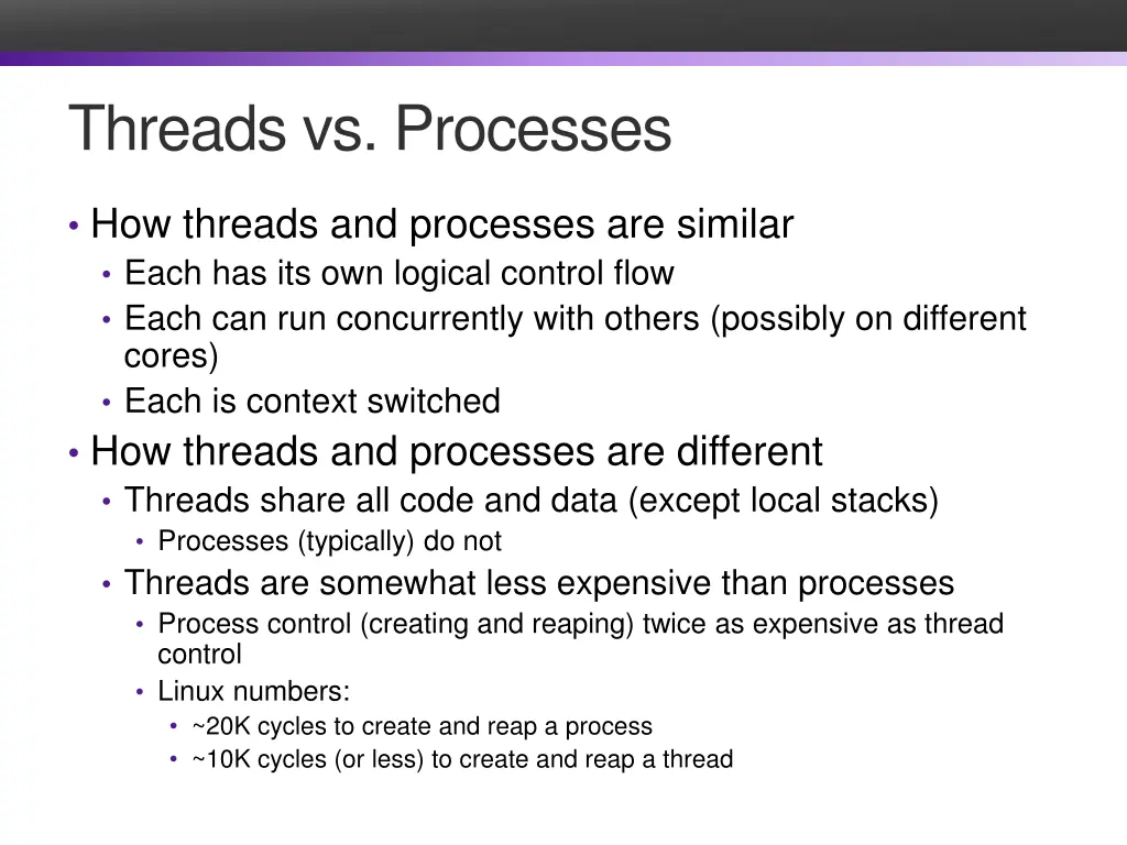 threads vs processes 1