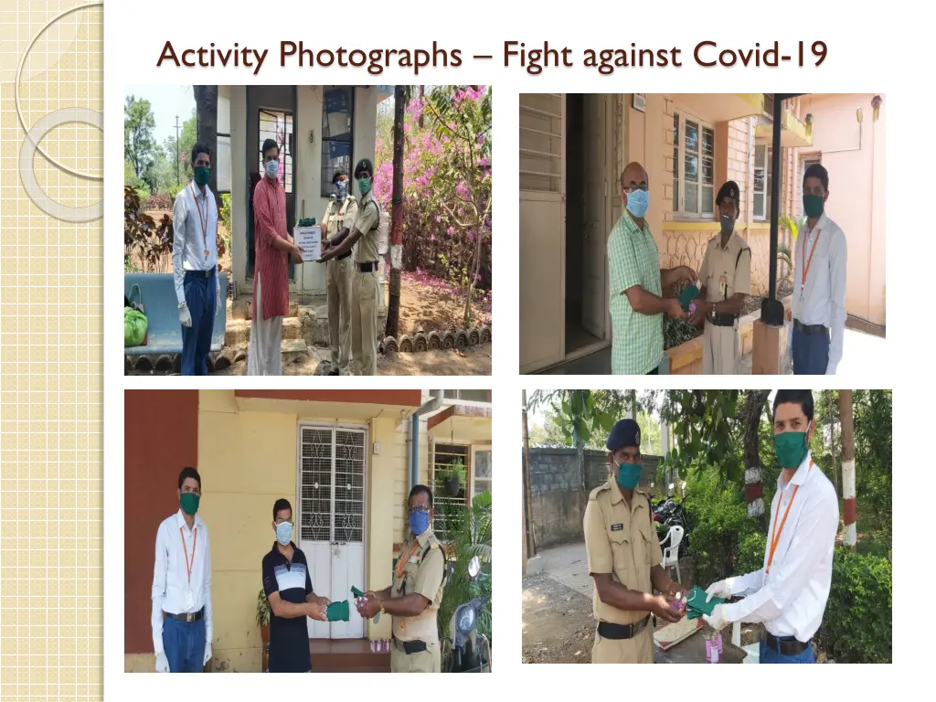 activity photographs fight against covid 19